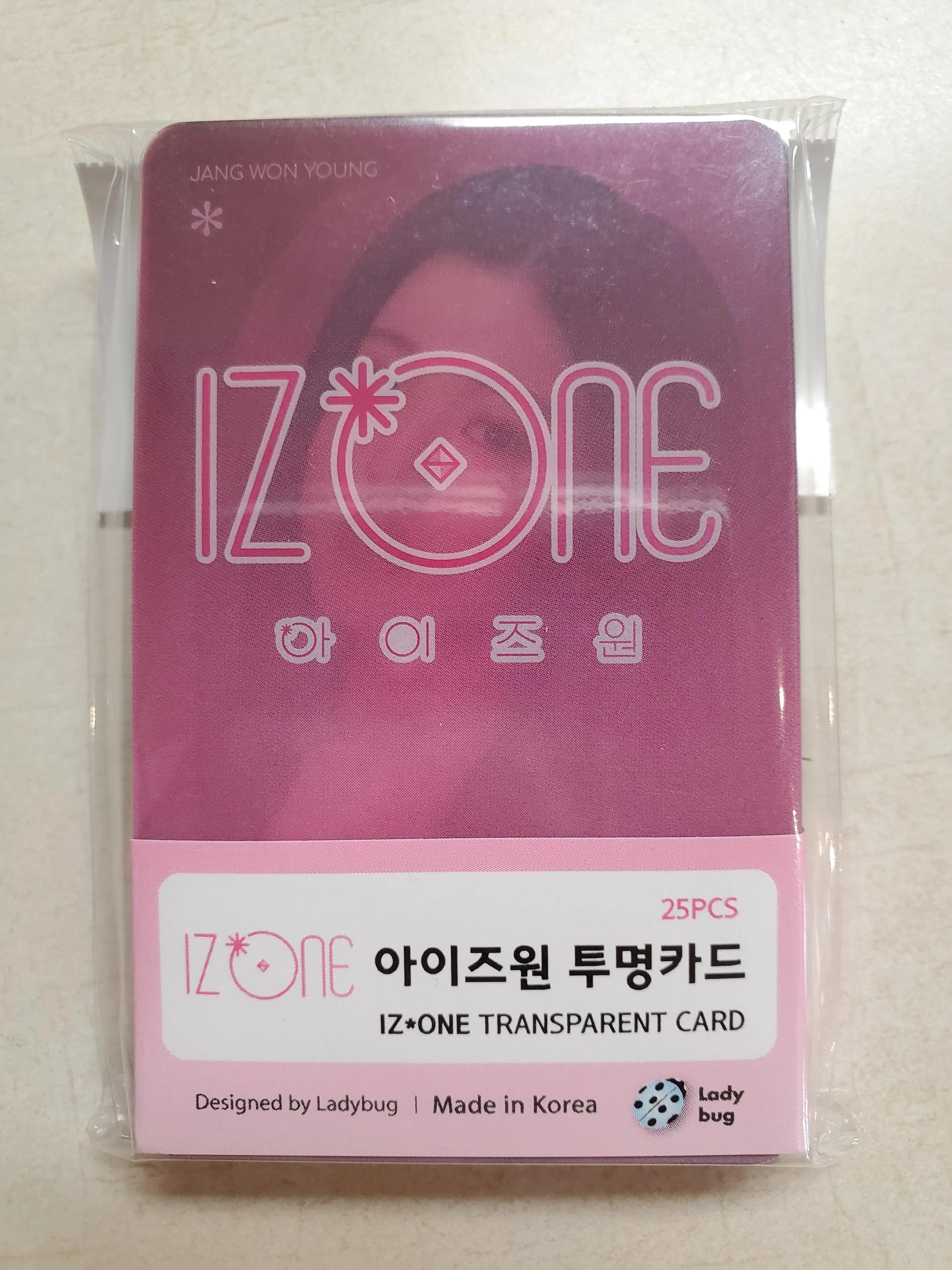 [ IZ*ONE ] TRANSPARENT CARD