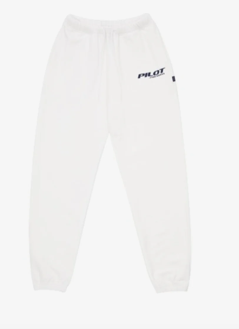 JOGGER PANTS WHITE - 'PILOT : FOR β
β
β
β
β
'