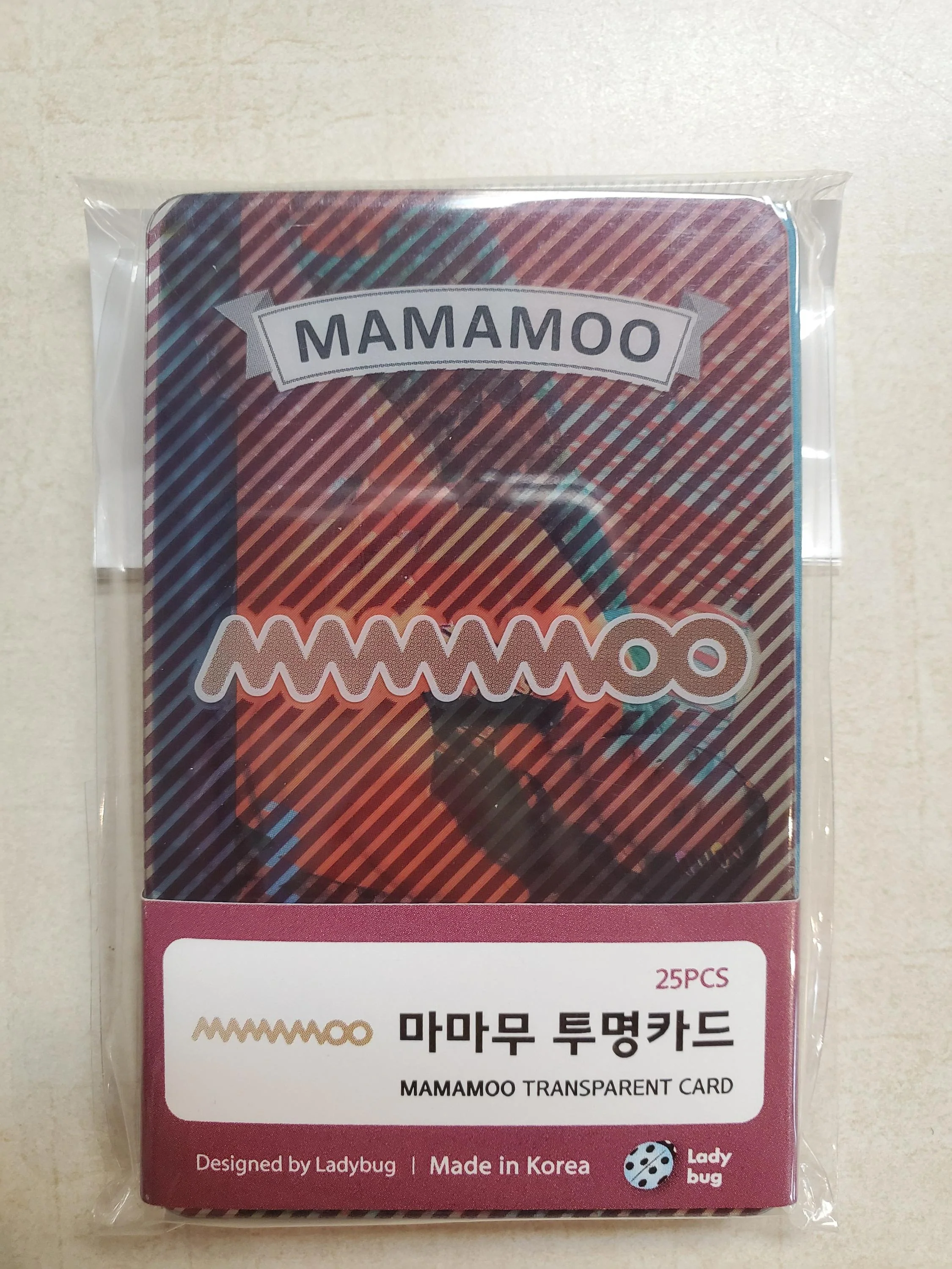 [ MAMAMOO ] TRANSPARENT CARD