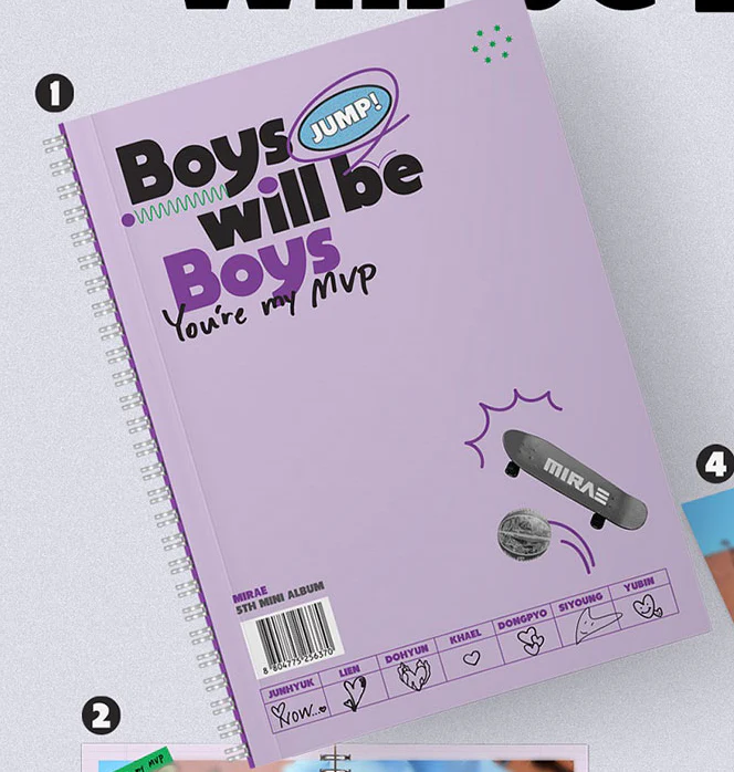 MIRAE - 5th Mini Album [Boys will be Boys] - Image 3