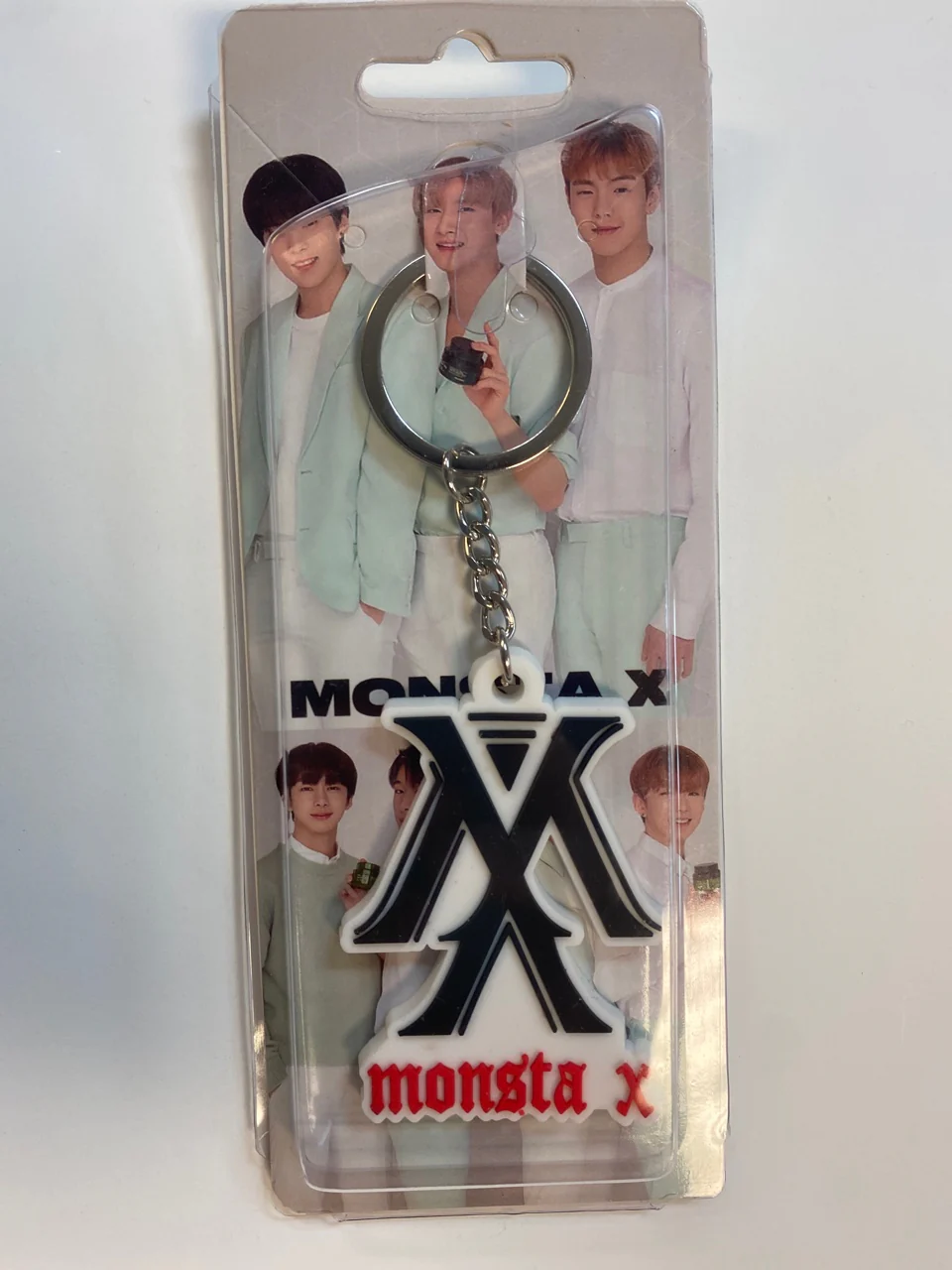 MONSTA X LOGO RUBBER KEYRING