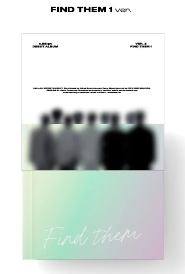 n.SSign - DEBUT ALBUM [BIRTH OF COSMO] (FIND THEM 1 / FIND THEM 2 Ver.) - Image 2