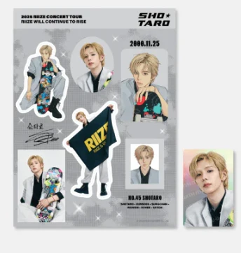 OFFICIAL REMOVABLE STICKER SET - 2025 RIIZE CONCERT TOUR [RIIZING LOUD]