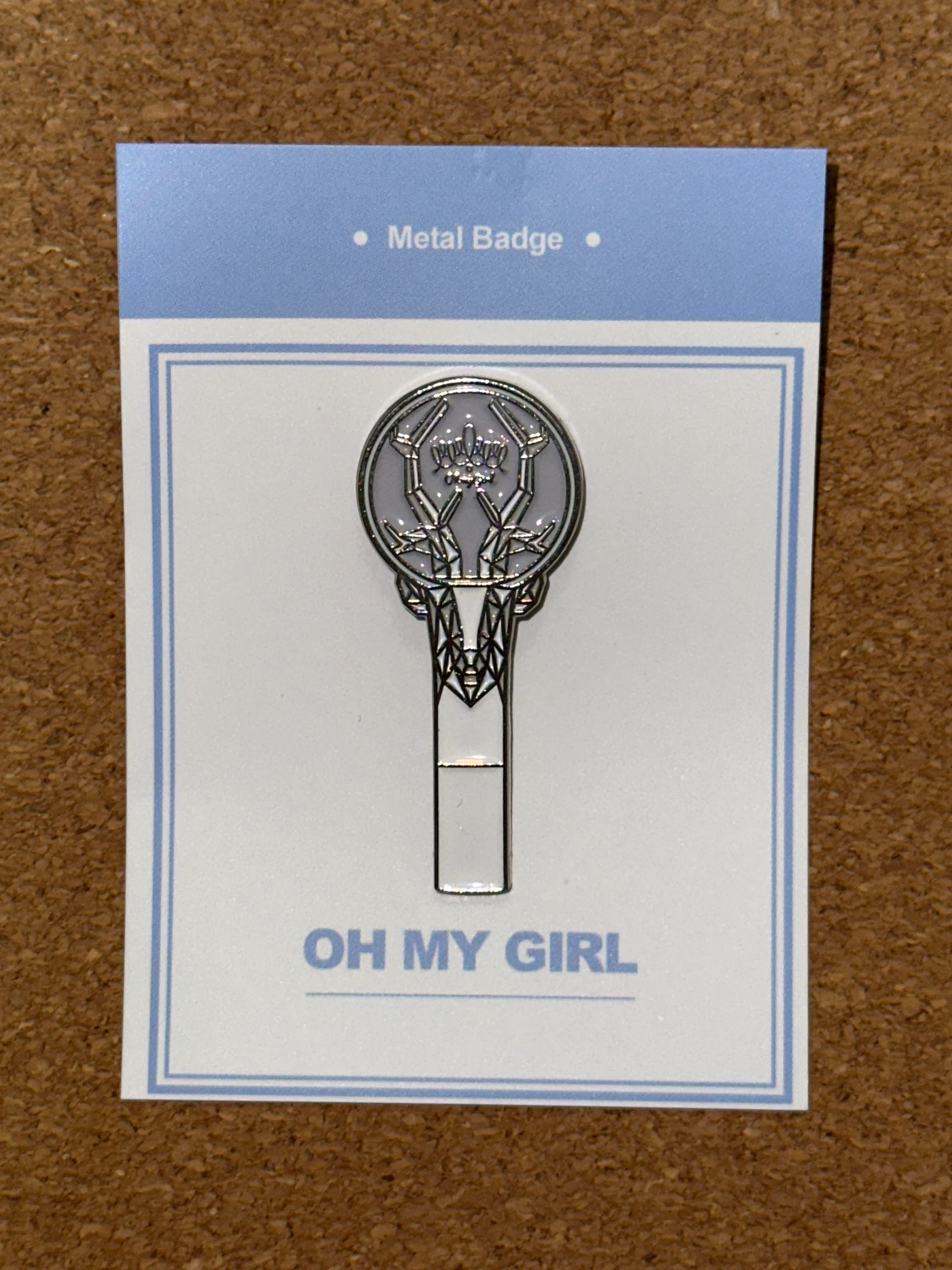 Oh My Girl Lightstick Pin Badge