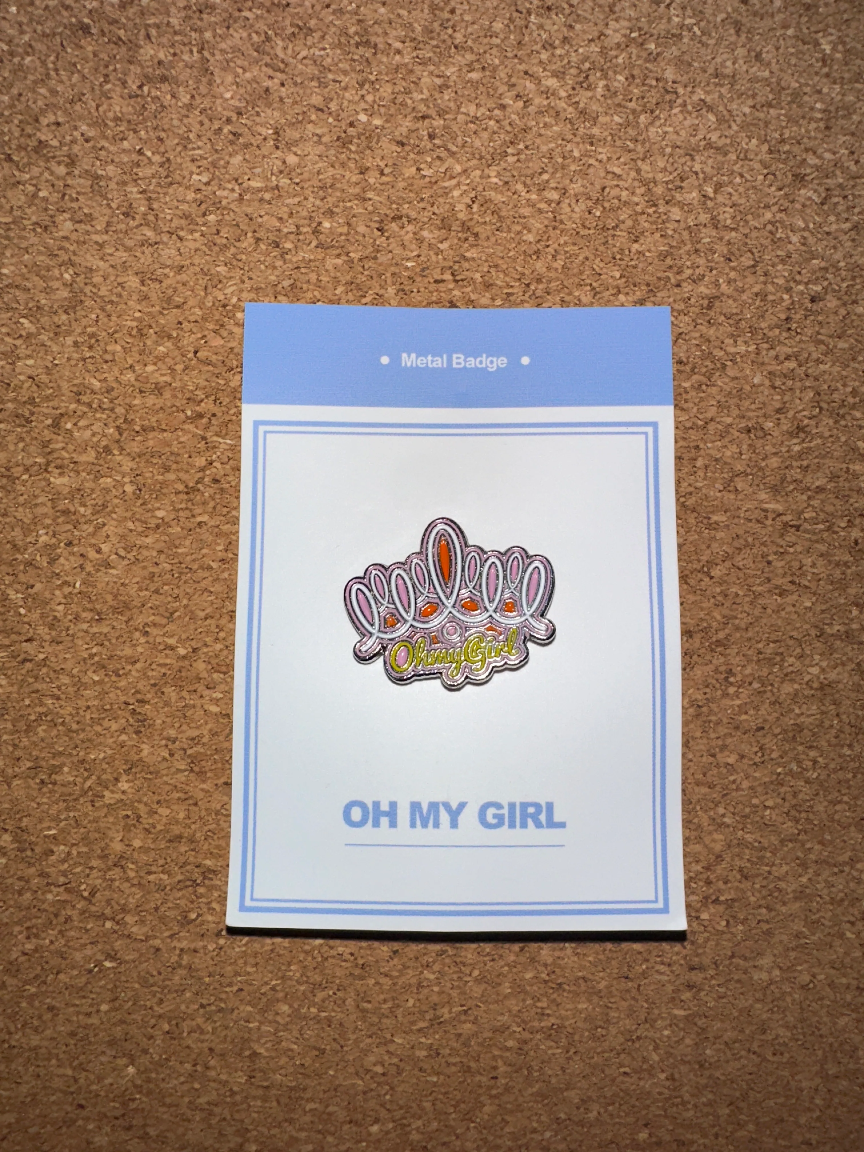 Oh My Girl Logo Pin Badge