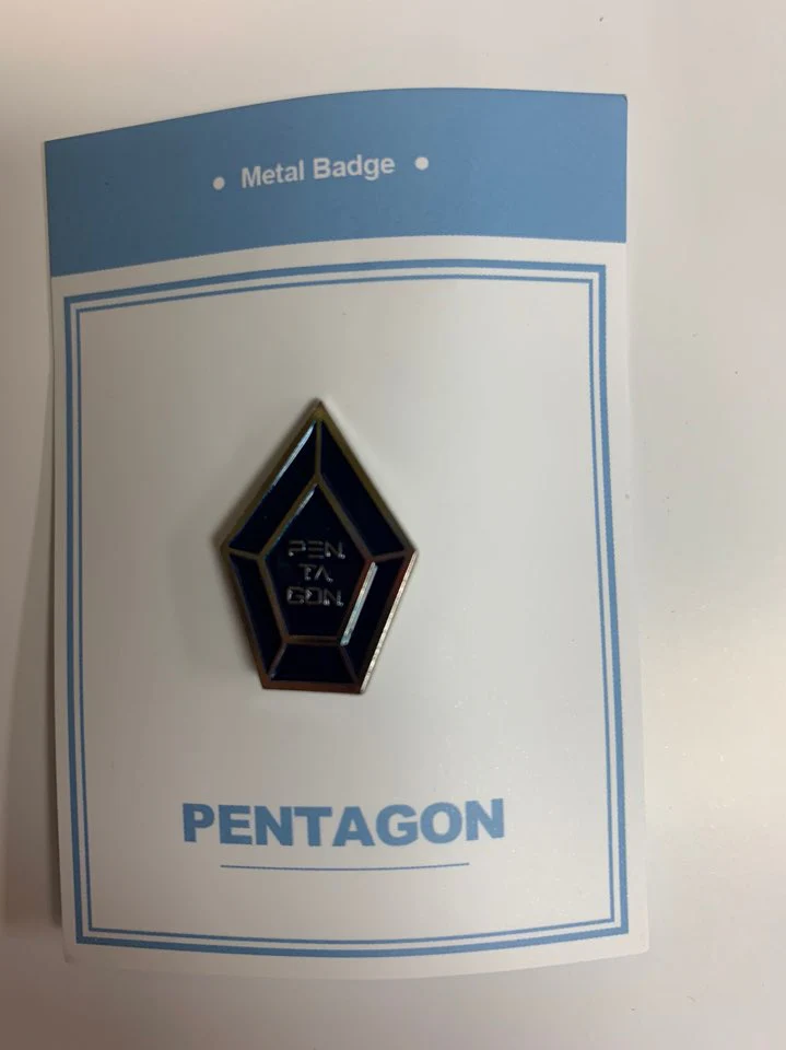 PENTAGON LOGO PIN BADGE