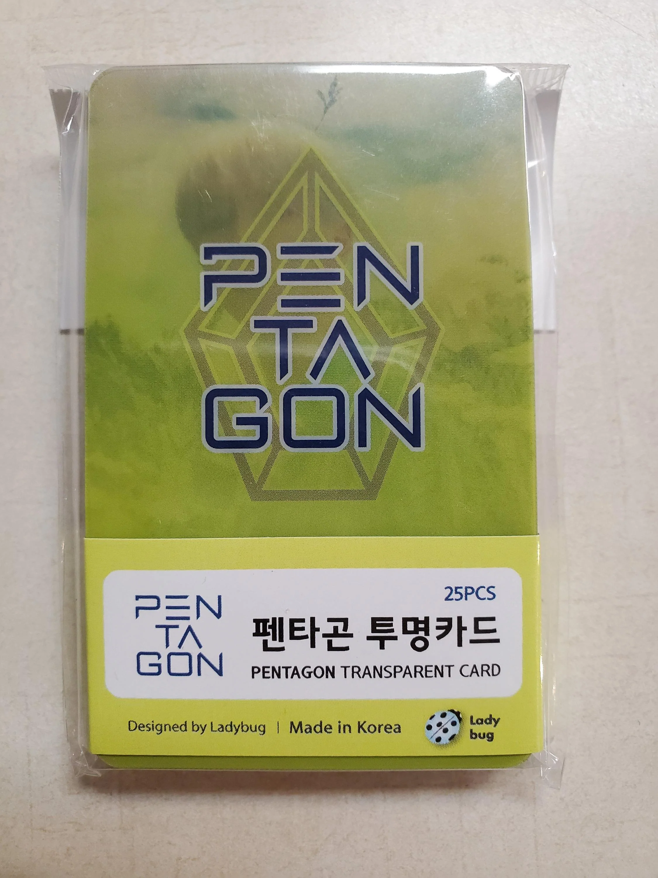 [ PENTAGON ] TRANSPARENT CARD