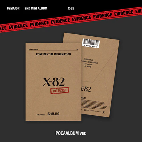 82MAJOR - 2ND MINI ALBUM [X-82] (POCA)