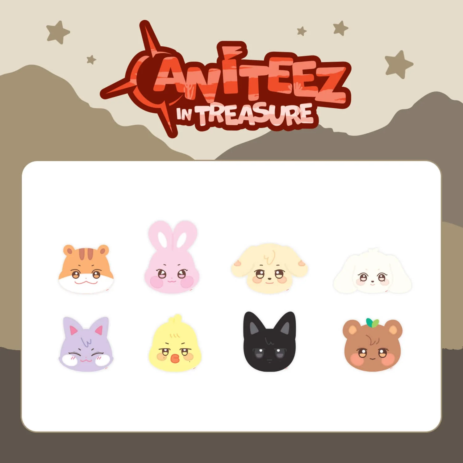 ATEEZ: ANITEEZ IN TREASURE - OFFICIAL PLUSH CUSHION