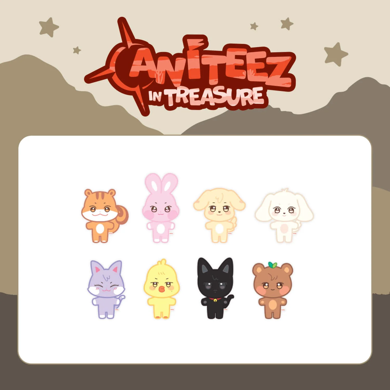 ATEEZ: ANITEEZ IN TREASURE - OFFICIAL PLUSH DOLL