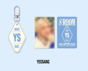 ATEEZ POP-UP `8ROOM` OFFICIAL MERCH - 8ROOM KEYRING - Image 5