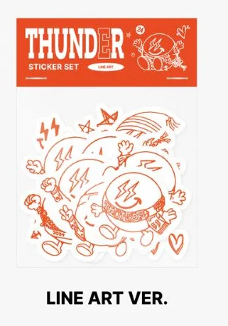 ATEEZ - Sticker Set [THUNDER 2024 POP-UP MD] - Image 4