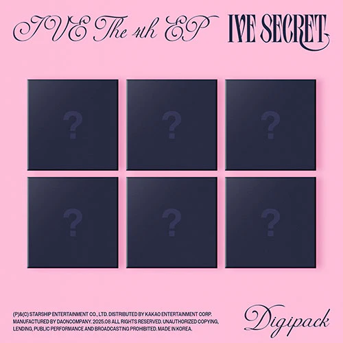 IVE - THE 4TH EP [IVE SECRET] (DIGIPACK VER.)
