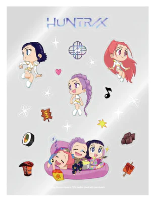 KPOP DEMON HUNTERS - OFFICIAL LIGHTSTICK DECO STICKER - Image 2