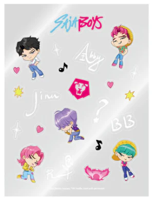 KPOP DEMON HUNTERS - OFFICIAL LIGHTSTICK DECO STICKER - Image 3