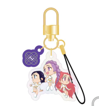 KPOP DEMON HUNTERS - OFFICIAL LIGHTSTICK KEYRING CHARM - Image 2