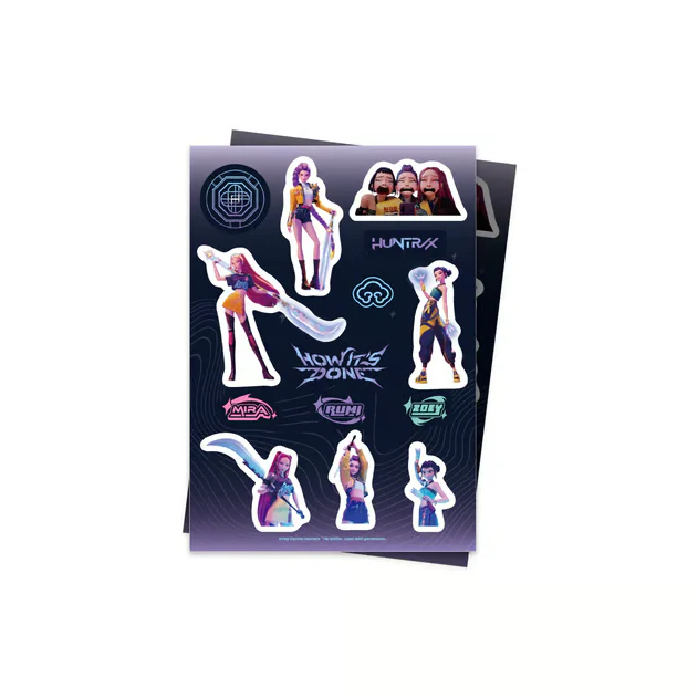 KPOP DEMON HUNTERS POP UP MERCH - DECO STICKER (HOW IT'S DONE)