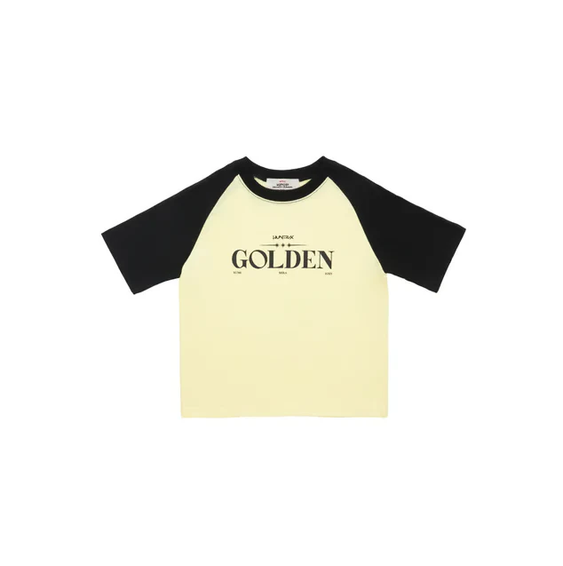 KPOP DEMON HUNTERS POP UP MERCH - KIDS T-SHIRT GOLDEN