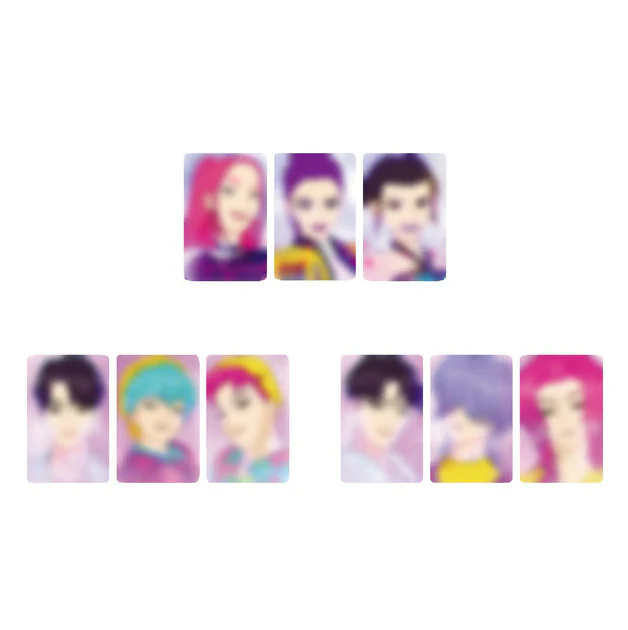 [PRE ORDER] KPOP DEMON HUNTERS POP UP MERCH - LENTICULAR PHOTOCARD SET