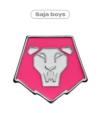 [PRE ORDER] KPOP DEMON HUNTERS POP UP MERCH - METAL BADGE - Image 3