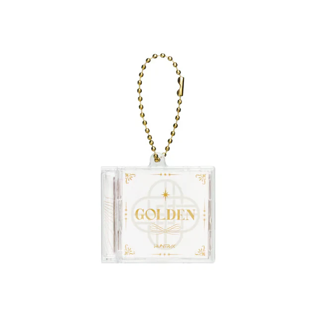 [PRE ORDER] KPOP DEMON HUNTERS POP UP MERCH - MINI CD KEYRING (GOLDEN)