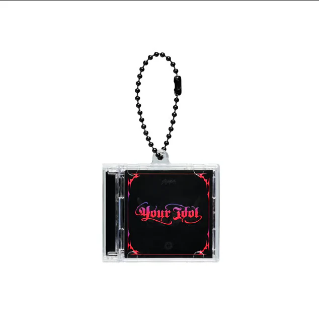 KPOP DEMON HUNTERS POP UP MERCH - MINI CD KEYRING (YOUR IDOL)