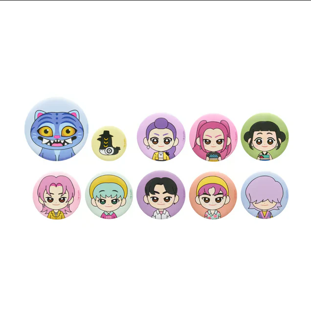 KPOP DEMON HUNTERS POP UP MERCH - PIN BUTTON