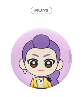 KPOP DEMON HUNTERS POP UP MERCH - PIN BUTTON - Image 2