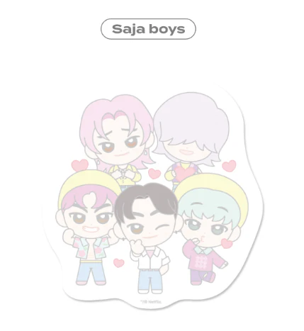 KPOP DEMON HUNTERS POP UP MERCH - STICKY NOTE - Image 3