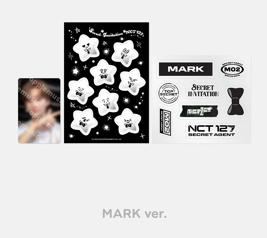 NCT 127 - 2024 NCT 127 8th ANNIVERSARY FANMEETING [8ECRET INVITATION] MD / DECO STICKER SET - Image 2
