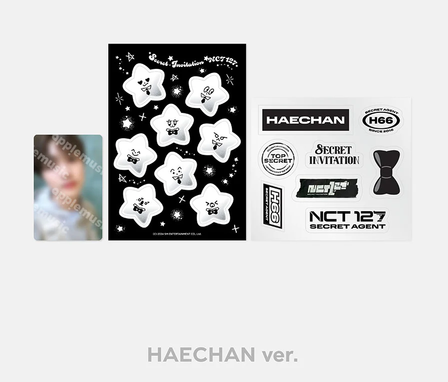 NCT 127 - 2024 NCT 127 8th ANNIVERSARY FANMEETING [8ECRET INVITATION] MD / DECO STICKER SET - Image 6