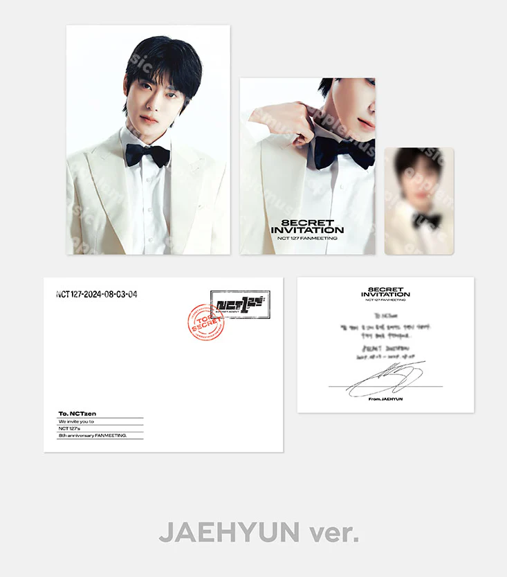 NCT 127 - 2024 NCT 127 8th ANNIVERSARY FANMEETING [8ECRET INVITATION] MD / INVITATION SET - Image 3