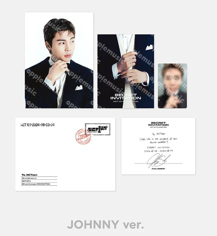 NCT 127 - 2024 NCT 127 8th ANNIVERSARY FANMEETING [8ECRET INVITATION] MD / INVITATION SET - Image 4
