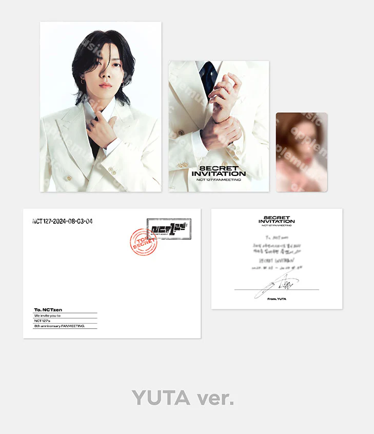 NCT 127 - 2024 NCT 127 8th ANNIVERSARY FANMEETING [8ECRET INVITATION] MD / INVITATION SET - Image 6