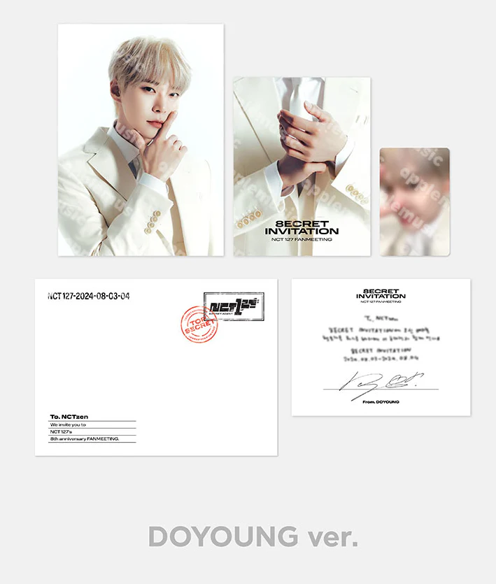NCT 127 - 2024 NCT 127 8th ANNIVERSARY FANMEETING [8ECRET INVITATION] MD / INVITATION SET - Image 7