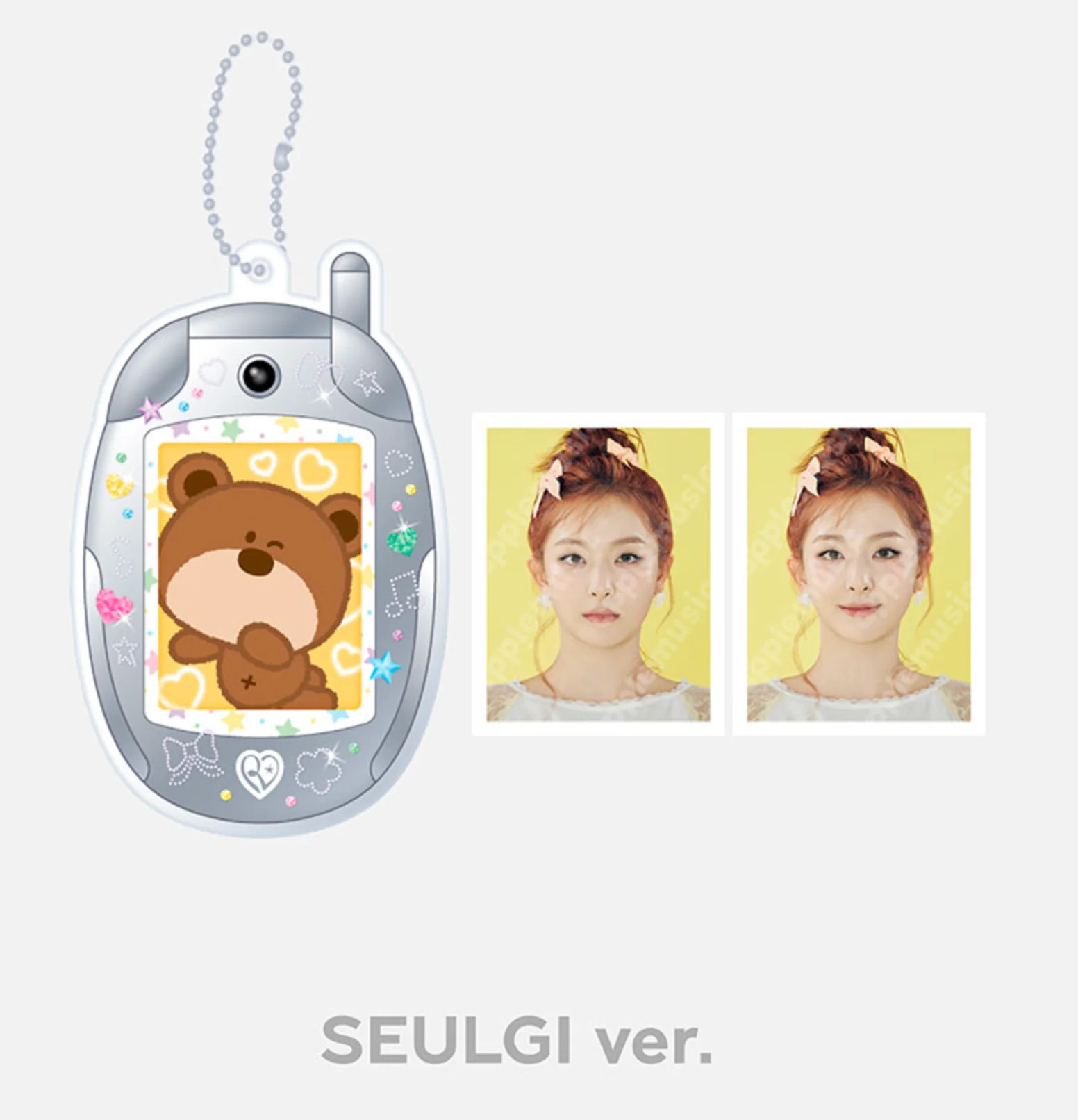 Red Velvet - [HAPPINESS : My Dear, ReVe1uv] MD / PHOTO HOLDER KEY RING SET - Image 3