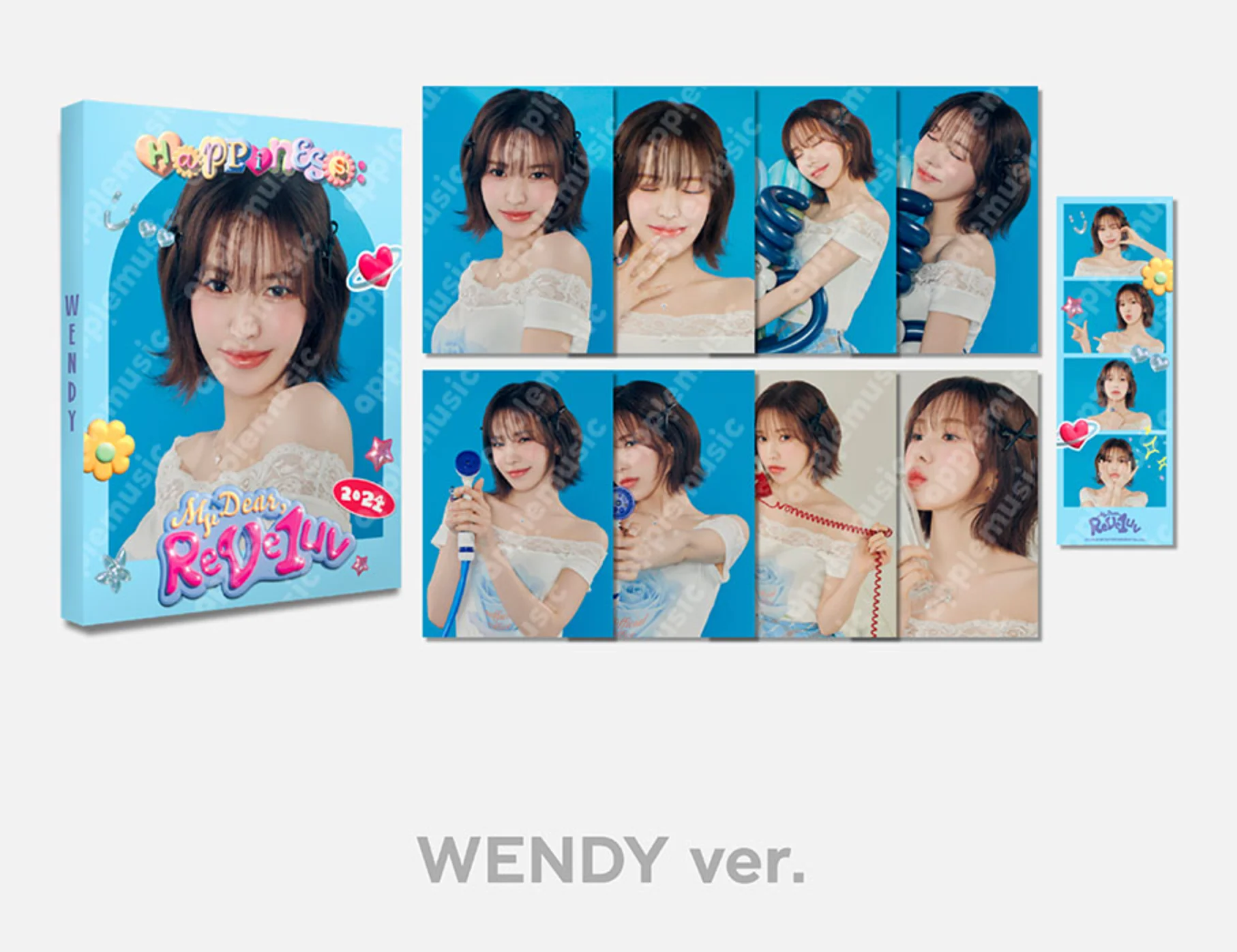 Red Velvet - [HAPPINESS : My Dear, ReVe1uv] MD / POSTCARD BOOK SET - Image 4