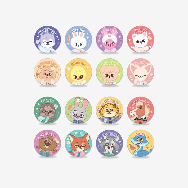 [PRE-ORDER] Stray Kids - Secret Glitter Can Badge [SKZOO X ZOOTOPIA 2 POP-UP Store Official MD] RANDOM