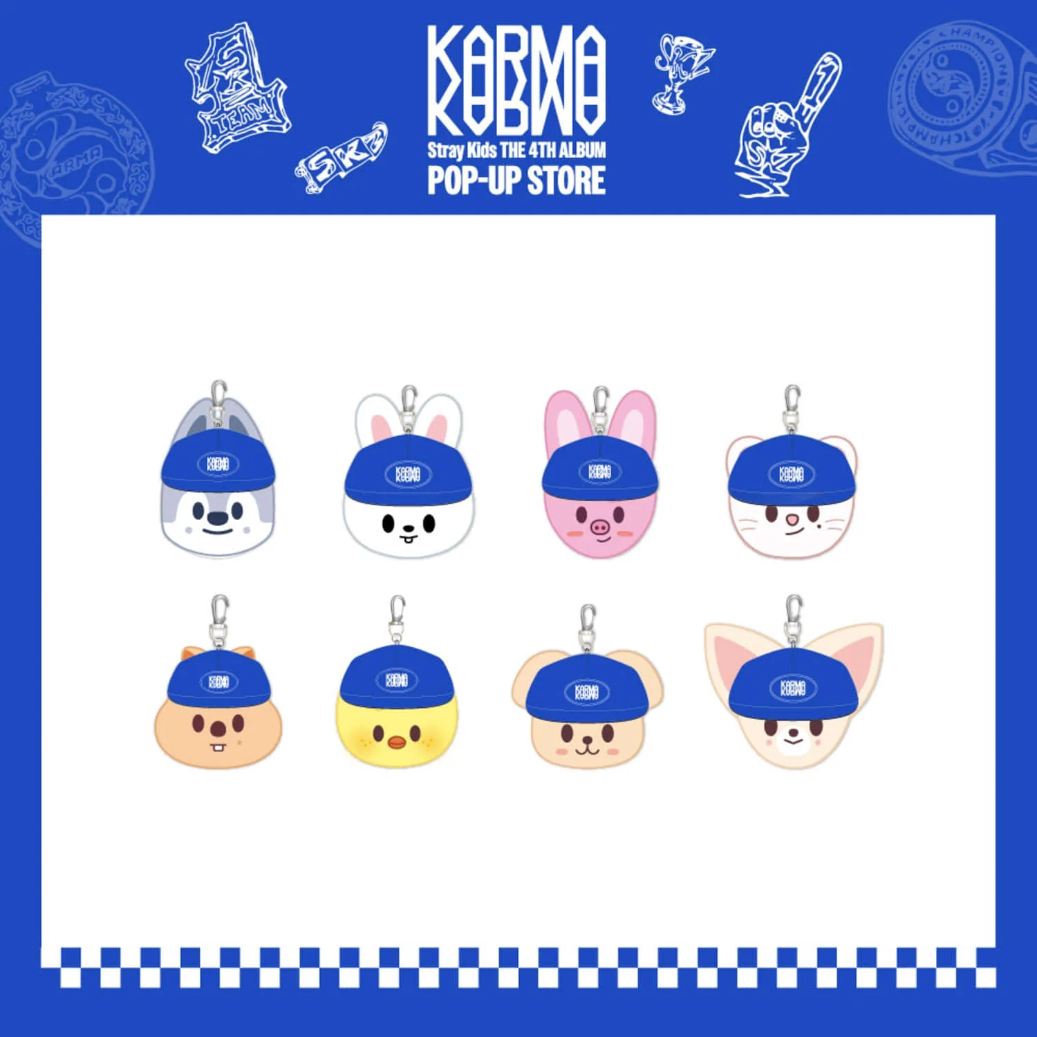 STRAY KIDS - SKZOO CEREMONY BALLCAP PLUSH [KARMA POP UP STORE OFFICIAL MD]