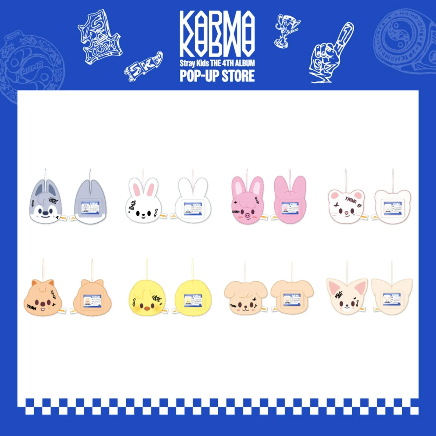STRAY KIDS - SKZOO NAME TAG (KARMA VER.) [KARMA POP UP STORE OFFICIAL MD]