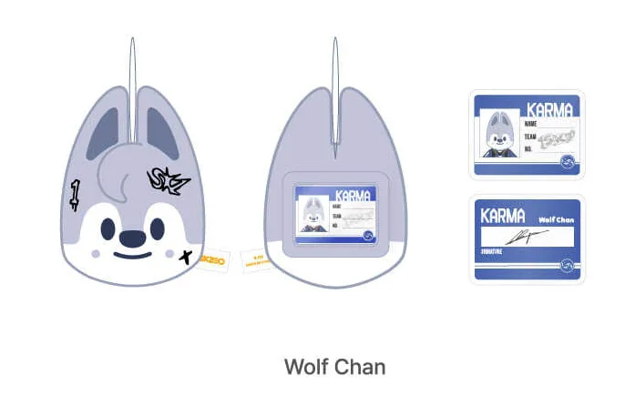 STRAY KIDS - SKZOO NAME TAG (KARMA VER.) [KARMA POP UP STORE OFFICIAL MD] - Image 2