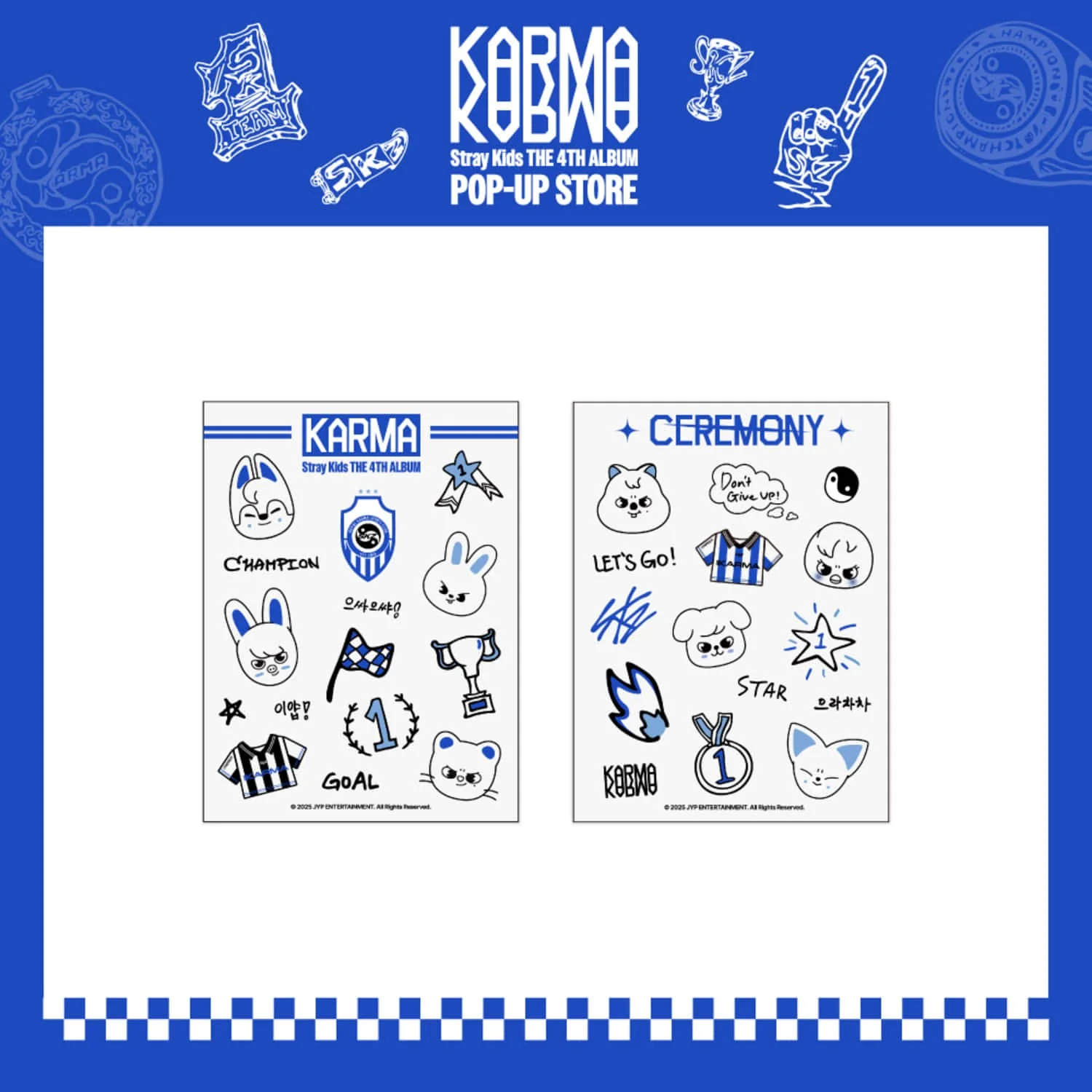 STRAY KIDS - TATTOO STICKER [KARMA POP UP STORE OFFICIAL MD]