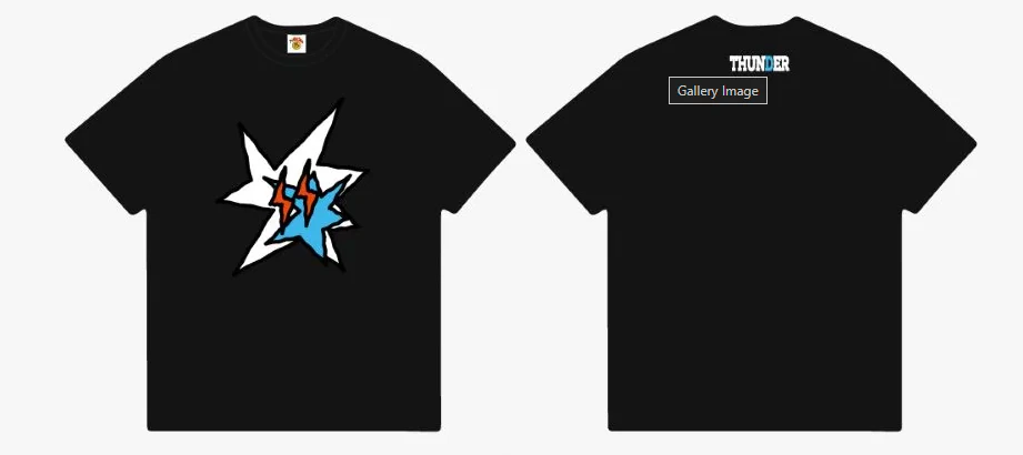 THUNDER - 2024 ATEEZ [THUNDER] POP-UP T-SHIRT - Image 3