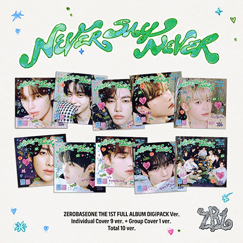 ZEROBASEONE - THE 1ST FULL ALBUM [NEVER SAY NEVER] (DIGIPACK Ver.)