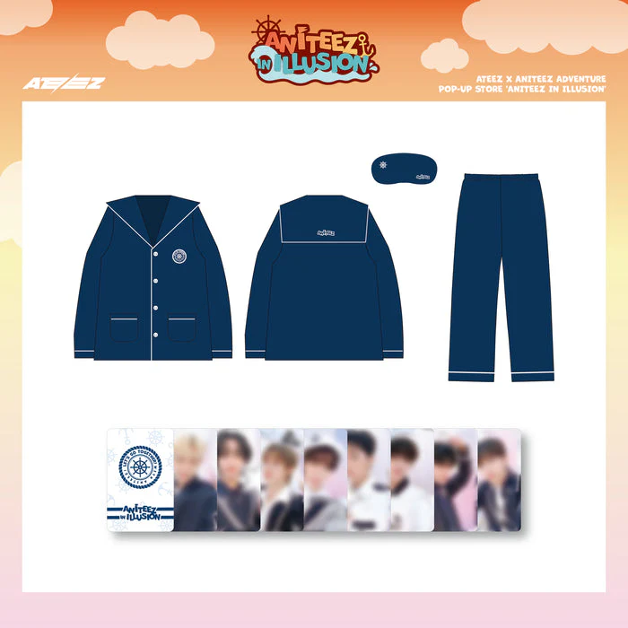 ATEEZ : ANITEEZ IN ILLUSION - PAJAMAS & SLEEP SHADE SET