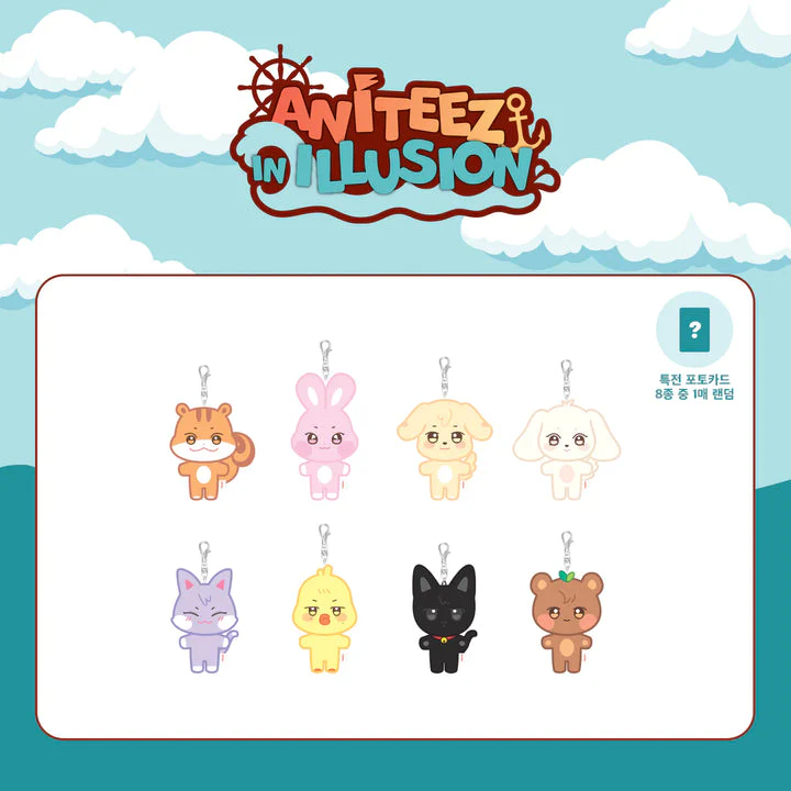 ATEEZ : ANITEEZ IN ILLUSION - PLUSH KEYRING