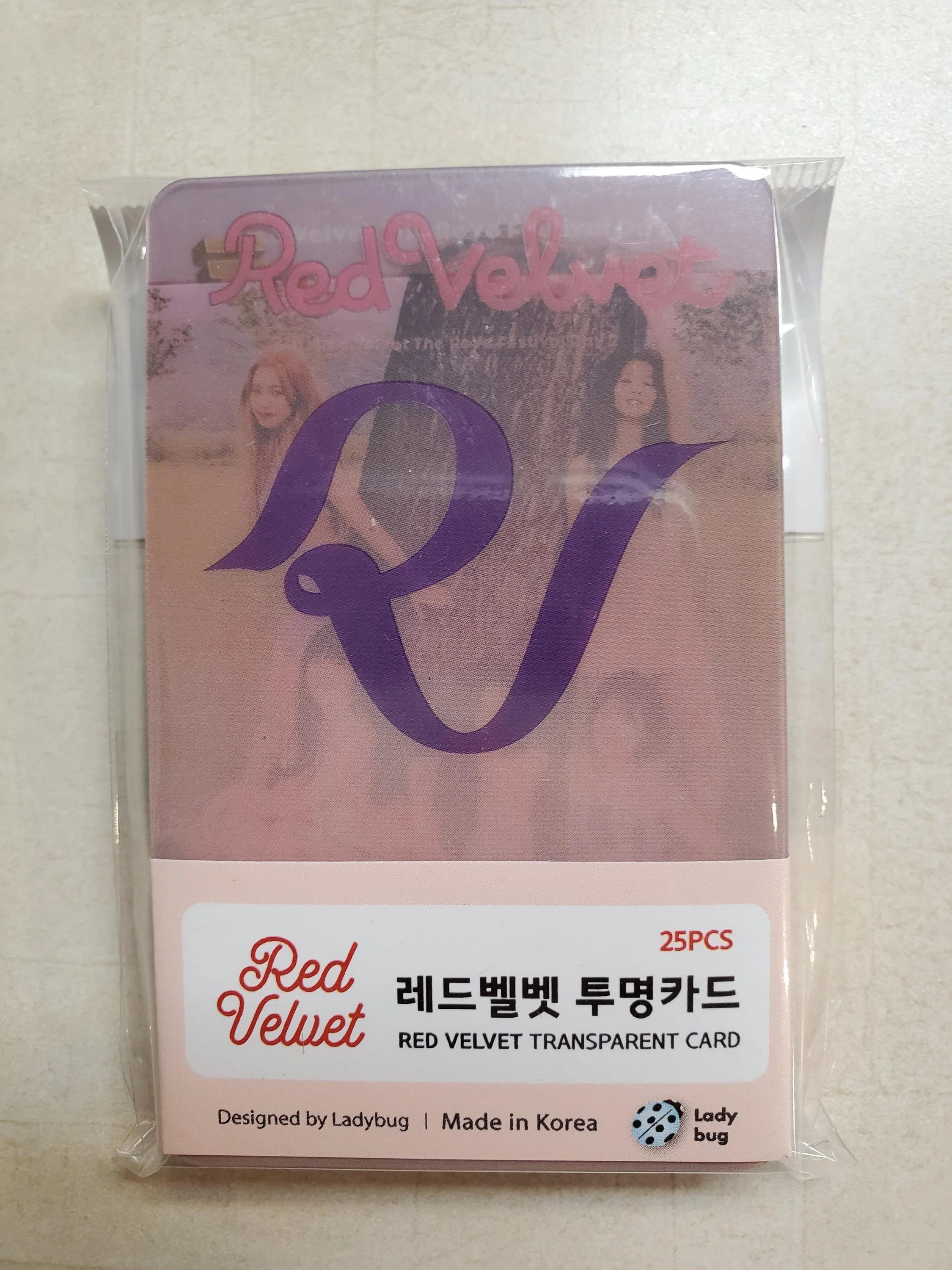 RED VELVET - TRANSPARENT CARD
