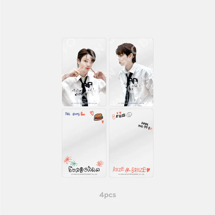 RIIZE 2024 [RIIZE-UP] OFFICIA MD - LAYERED PHOTOCARD SET - Image 2