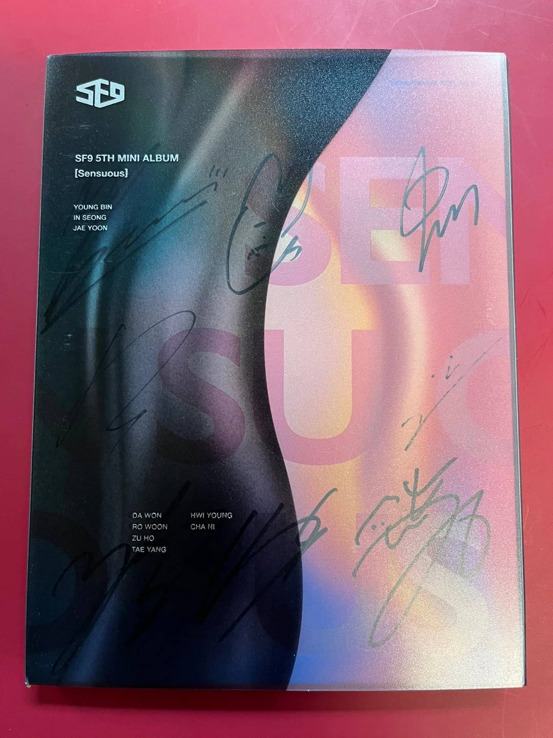 SF9 (에스에프나인) | 미니5집 [Sensuous] (Exploded Emotion Ver.) | AUTOGRAPHED ALBUM