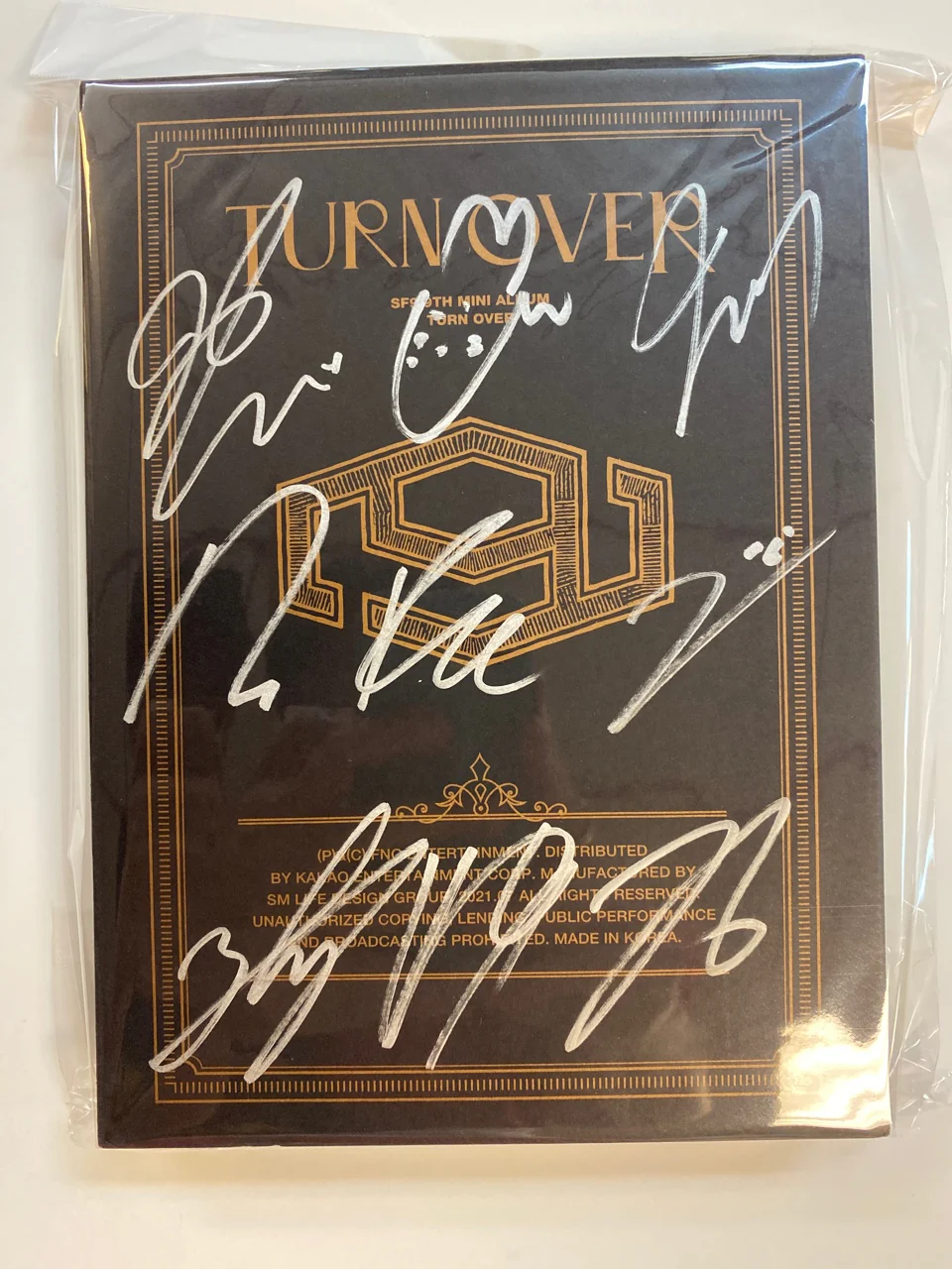 SF9 - 9TH MINI ALBUM SIGNED - AUTOGRAPHED ALBUM [TURN OVER] (SPECIAL VER.)